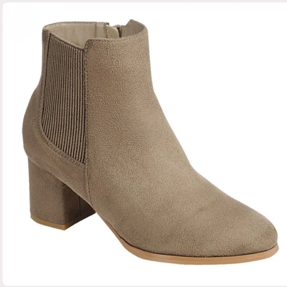 Women’s Taupe Ankle Boots - Picture 2 of 2